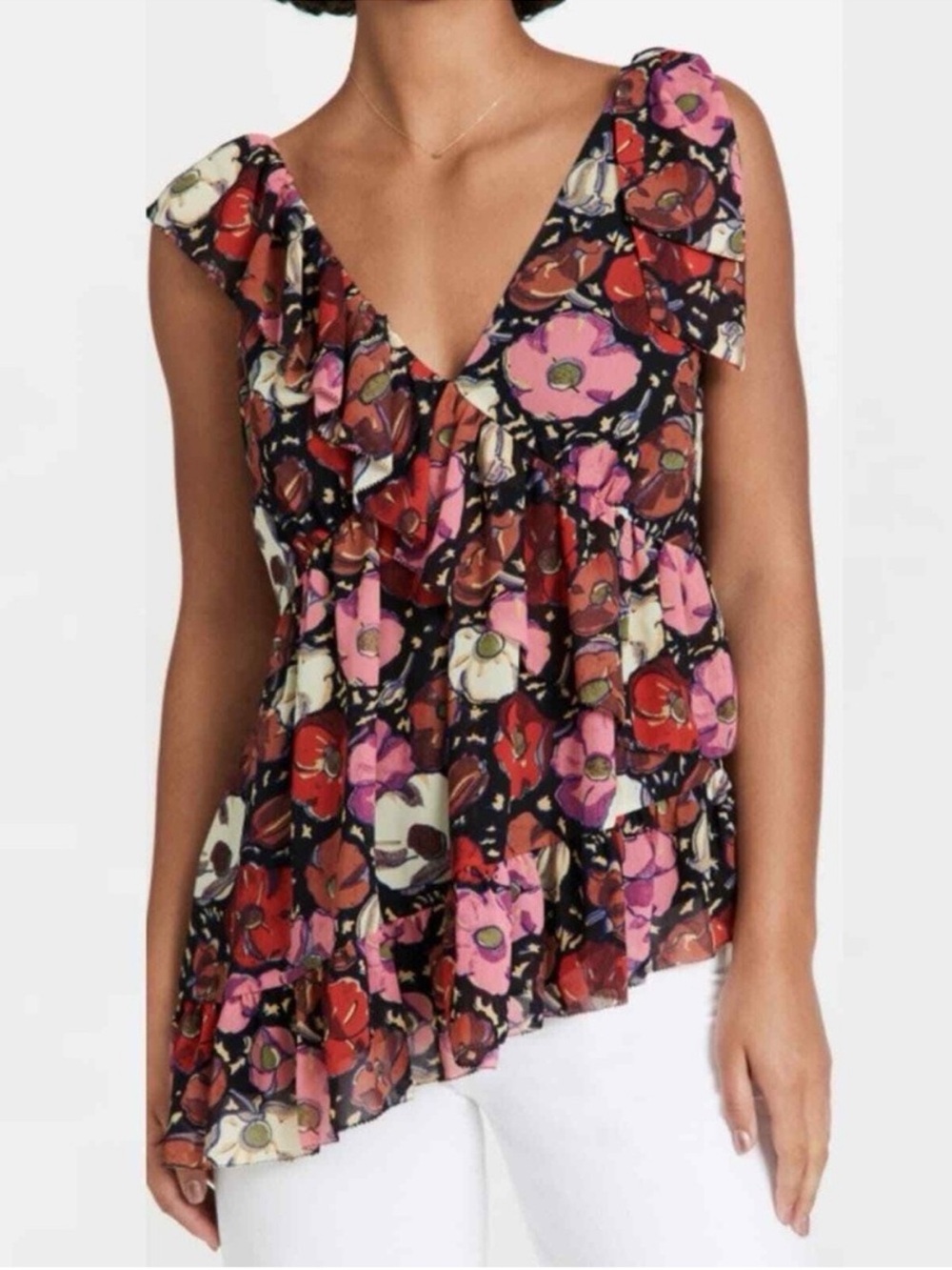cinq a sept Naomi Top Floral